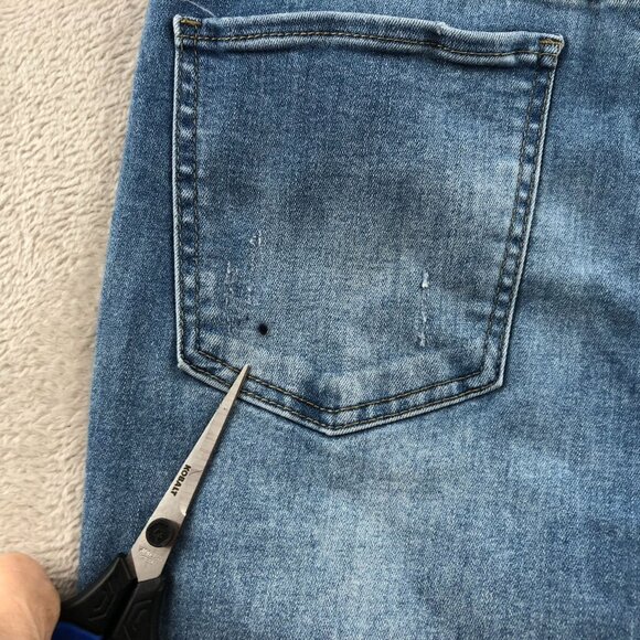 SO Womens Jeans Size 9 Ultimate Jegging High Rise Blue Denim Skinny Leg Casual - Picture 16 of 16